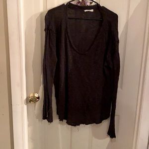 EUC FREE PEOPLE WE THE FREE LONG SLEEVE SHIRT SIZE MEDIUM